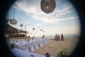 Karma Kandara Beach club in Wedding set-up